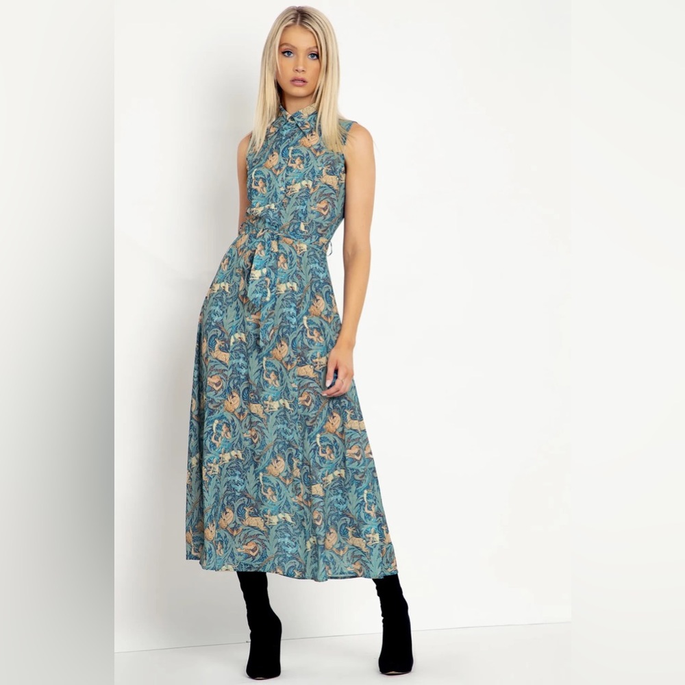 Final price drop! Woodnotes Maxi Shirt Dress, Blackmilk size 10 - Picture 3 of 6